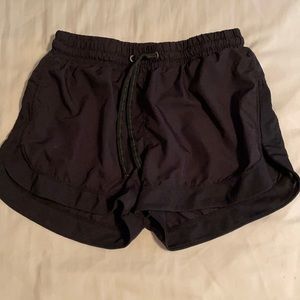 Black Running Shorts